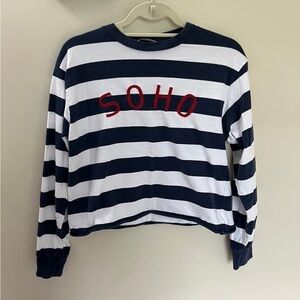 Brandy Melville Soho striped Top